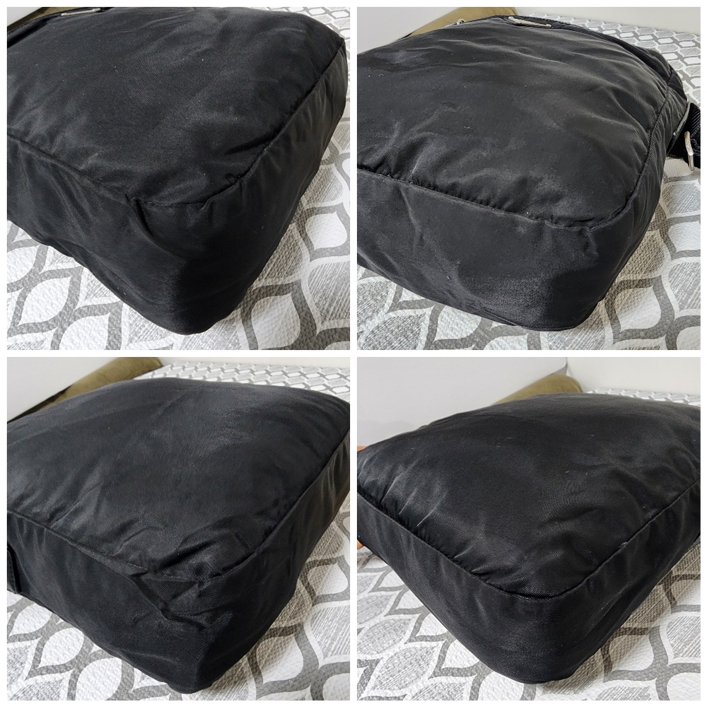 Prada Tessuto Messenger/Crossbody Bag Black - Picture 15 of 16